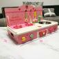 Preview: 360Home Rosa Erdbeere Replik Kinder Spieltisch Spiel Küchentisch